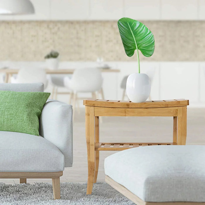 Bamboo Stool Natural