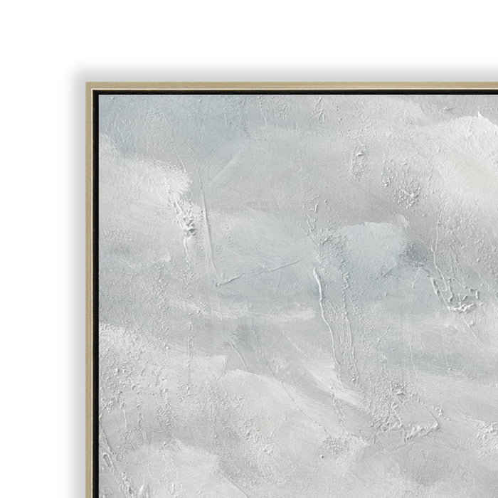Grazia Verde 80 x 120cm Framed Canvas - Natural