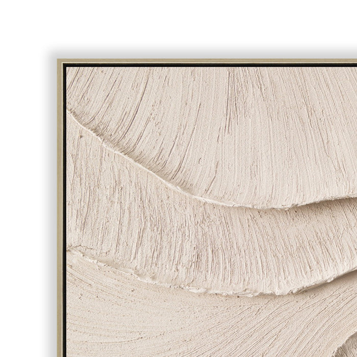 Isola Tide 120 x 80cm Framed Canvas - Natural