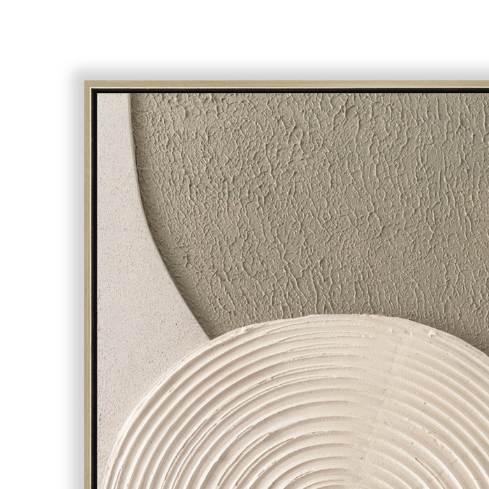 Brunel 60 x 90cm Framed Canvas - Natural