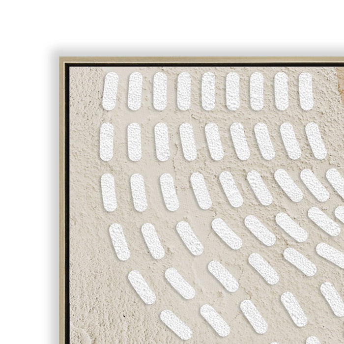 Solune 80 x 120cm Framed Canvas - Natural