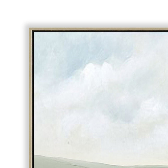 Valaine 120 x 80cm Framed Canvas - Natural