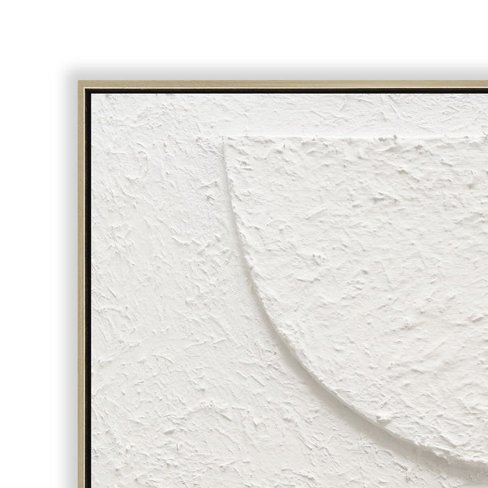 Yin Yang Style A 80 x 120cm Framed Canvas - Natural