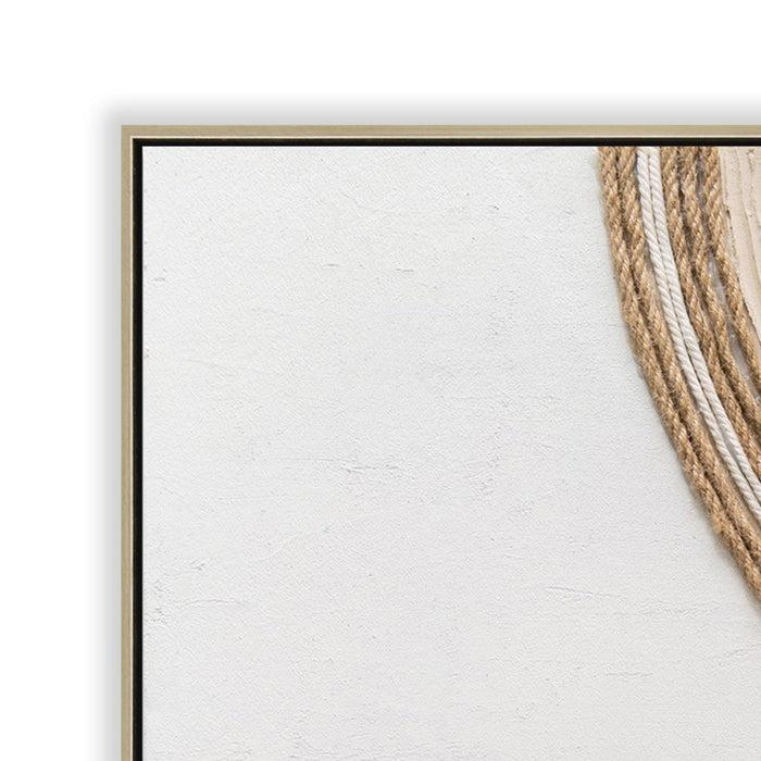 Lina Style A 60 x 90cm Framed Canvas - Natural