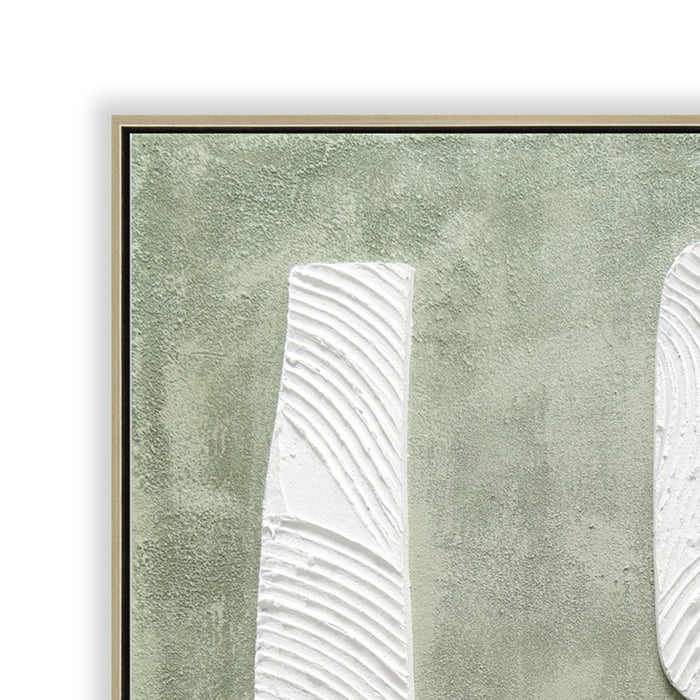 Sano 80 x 120cm Framed Canvas - Natural