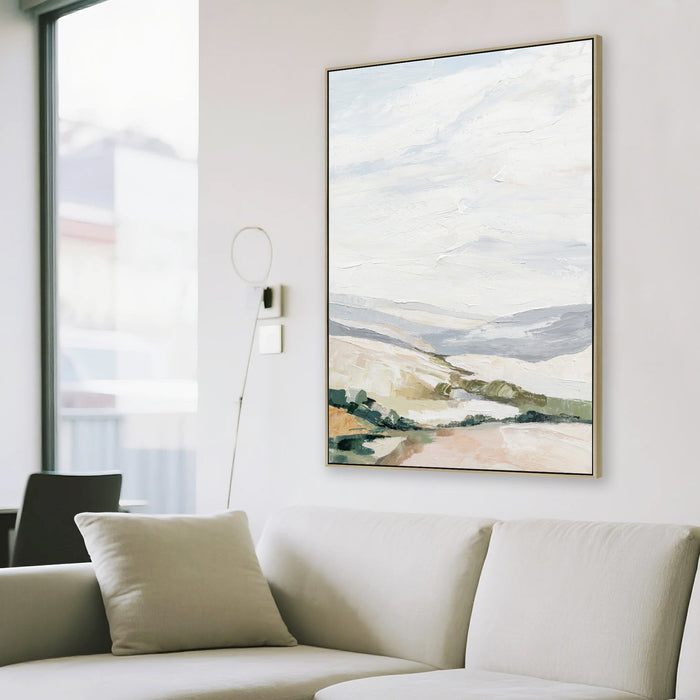 Calvia 80 x 120cm Framed Canvas - Natural