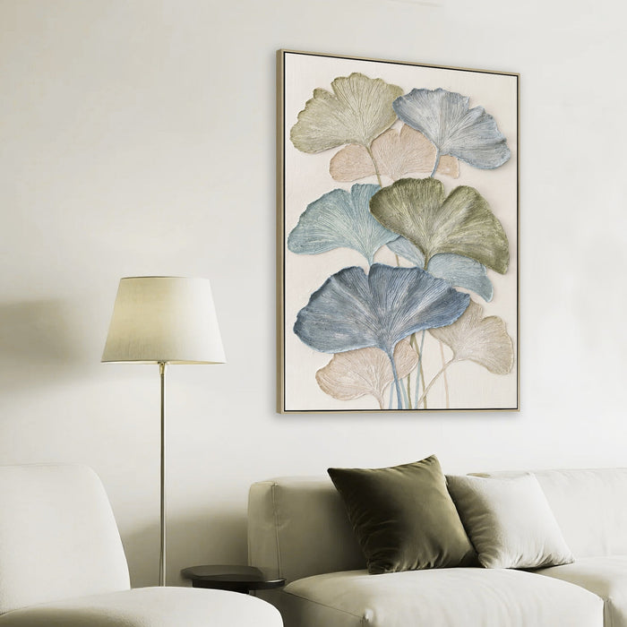 Nuvella Style A 80 x 120cm Framed Canvas - Natural