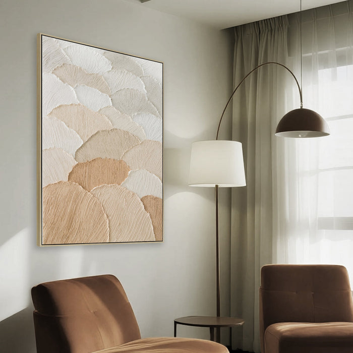 Terella 80 x 120cm Framed Canvas - Natural