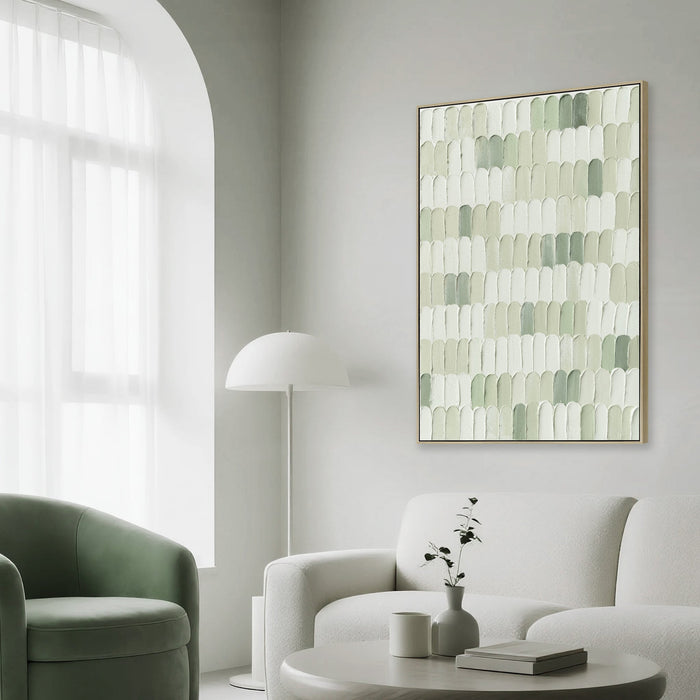 Veridian 60 x 90cm Framed Canvas - Natural