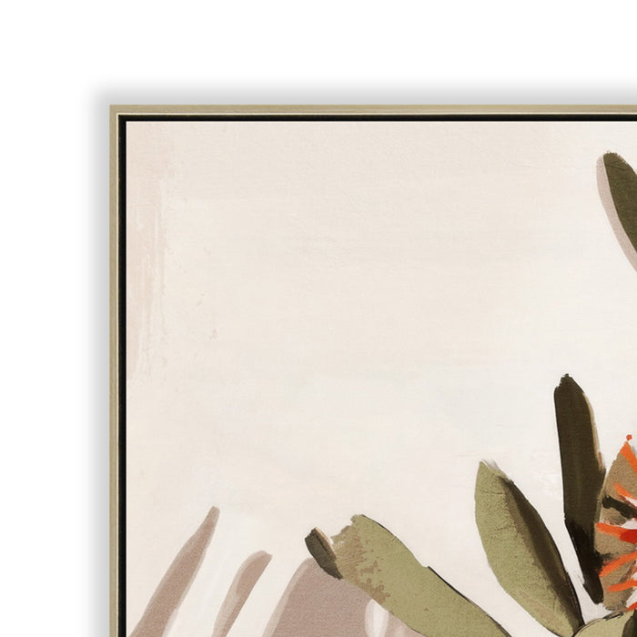 Mediterranean Grace 60 x 90cm Framed Canvas - Natural