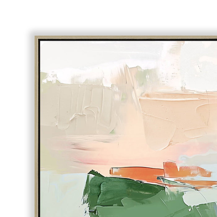 Coral Canopy 140 x 70cm Framed Canvas - Natural