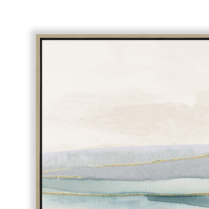 Aurora Vista 120 x 80cm Framed Canvas - Natural