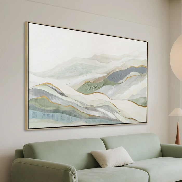 Hothams 120 x 80cm Framed Canvas - Natural