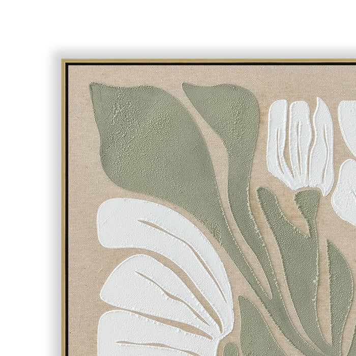 Fiorenza 60 x 90cm Framed Canvas - Light Natural