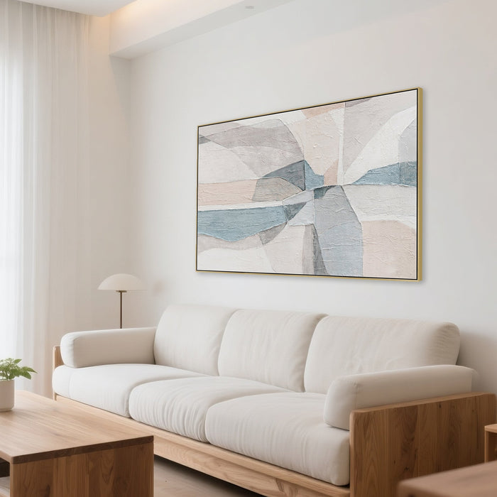Seraphine 120 x 80cm Framed Canvas - Light Natural