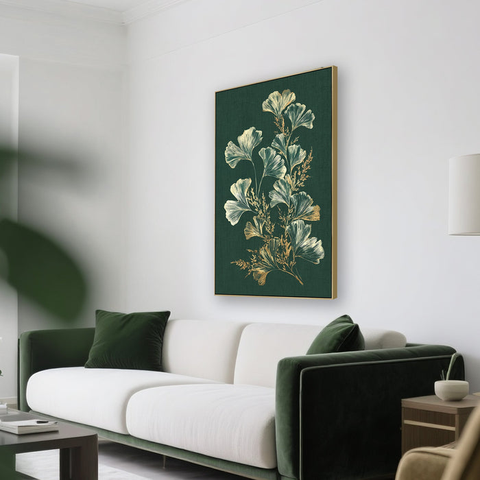 Florentine Whisper Style A 80 x 120cm Framed Canvas - Natural