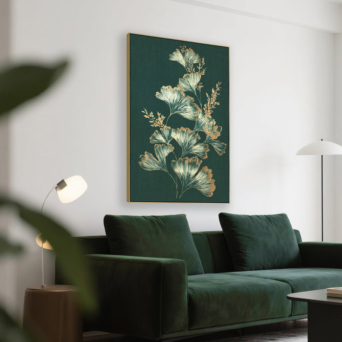Florentine Whisper Style B 80 x 120cm Framed Canvas - Natural