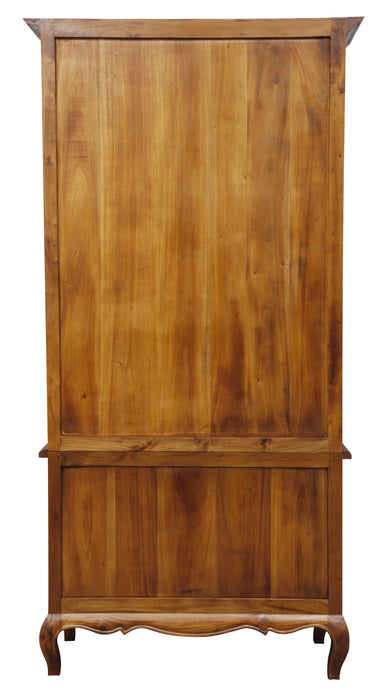 French Provincial Buffet & Hutch (Light Pecan)