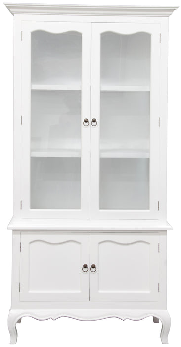 French Provincial Buffet & Hutch (White)