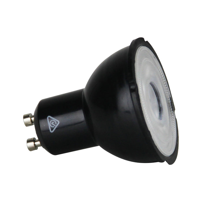 7W Gu10 Led 4000K Black