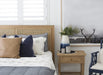 Hamilton Cane Bedhead - Single Size - Weathered Oak - Weathered Oak Single
