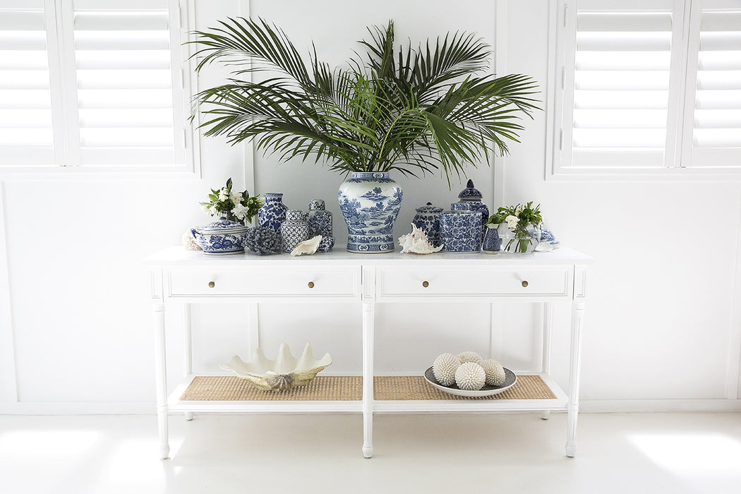 Harrison White Console Table - 185cm