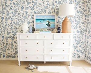 Harrison Dresser - White with Nine Drawers