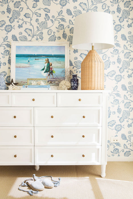 Harrison Dresser - White with Nine Drawers