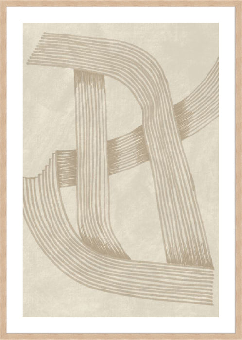 Abstract Sophisticated Line II Wall Art