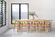Alexander Dining Table - 2.4m - Natural 240cm