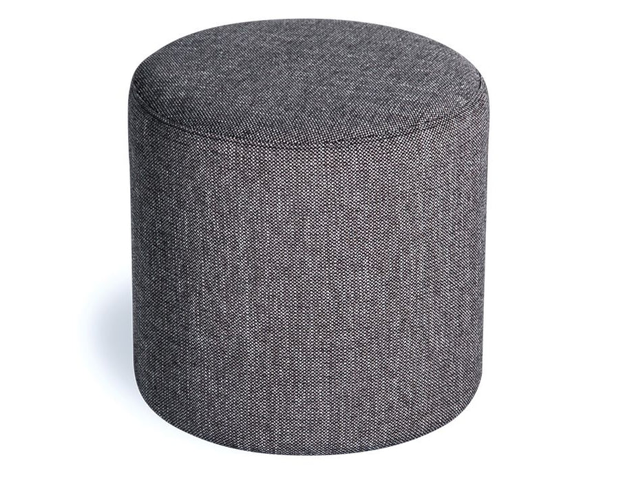 Tito Ottoman - Charcoal Fabric