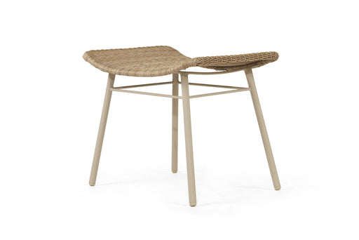 Amos Outdoor Footstool - Linen