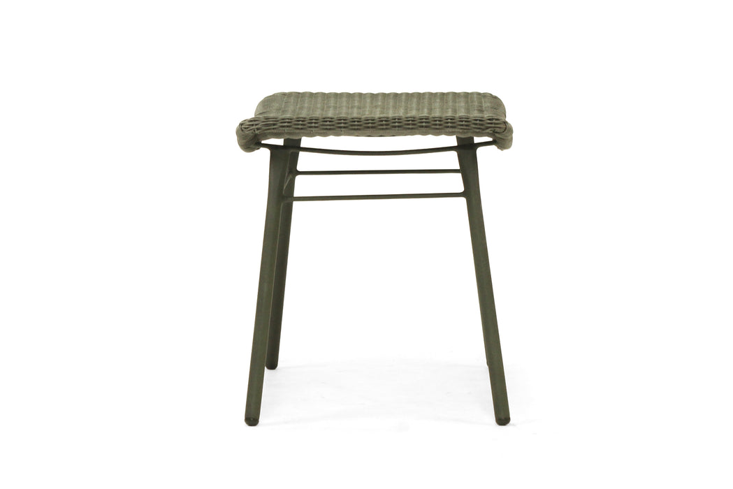 Amos Outdoor Footstool - Moss - Forest