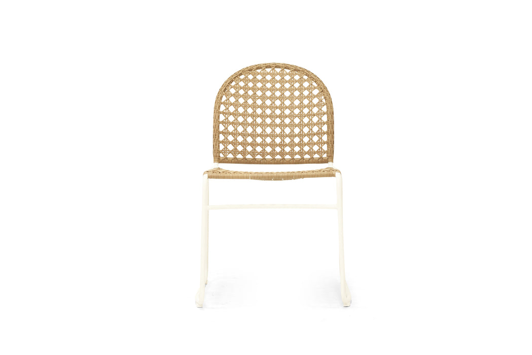 Archer Outdoor Side Chair - Natural - Charcoal Natural