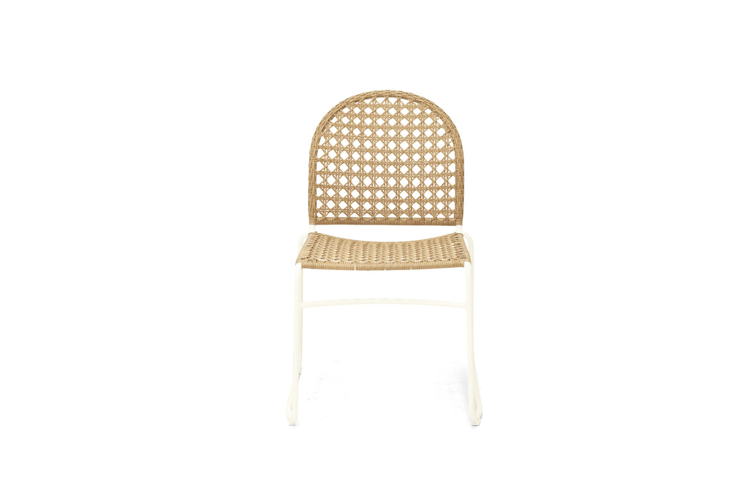 Archer Outdoor Side Chair - Natural - Charcoal Natural