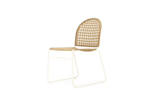 Archer Outdoor Side Chair - Natural - Charcoal Natural