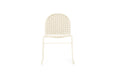 Archer Outdoor Side Chair - Chalk - Charcoal Linen