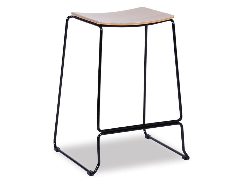 Ardent Stool - Black - Natural