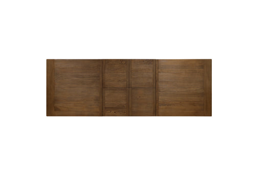 Ascot Extension Dining Table - 210/310cm - Brushed Brown Nut - Dt Asc Ext Bnut 210/310 Plank