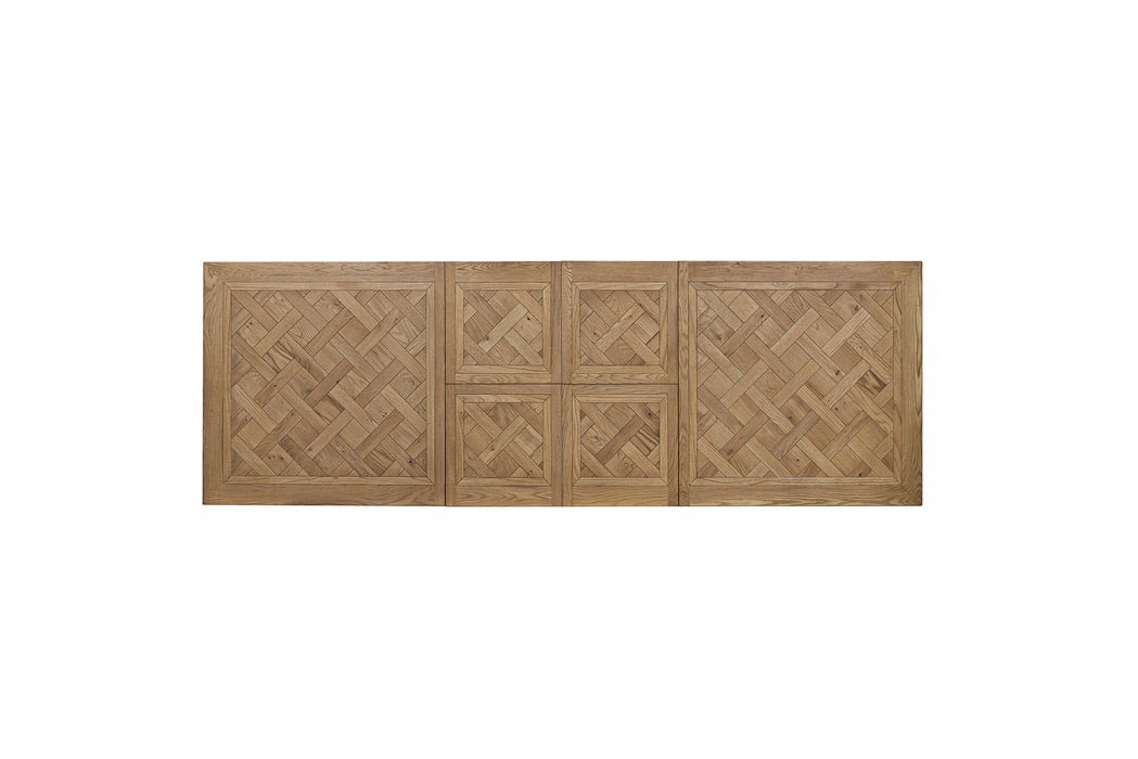 Ascot Extension Dining Table - 210/310cm - Natural Oak - Parquetry Finish - Dt Asc Ext Noak 210/310 Parq