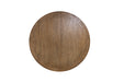 Ascot Round Dining Table - 180cm - Brushed Brown Nut