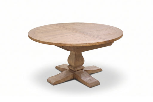 Ascot Round Extension Dining Table - 150/200cm - Natural - Dt Asc Rnd Ext Noak 150/200 Plank