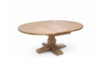 Ascot Round Extension Dining Table - 150/200cm - Natural - Dt Asc Rnd Ext Noak 150/200 Plank