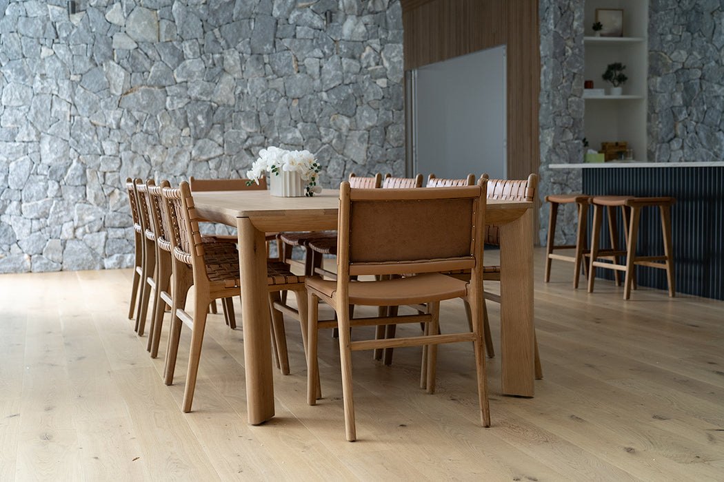 Asher Dining Table - 3m- American Oak