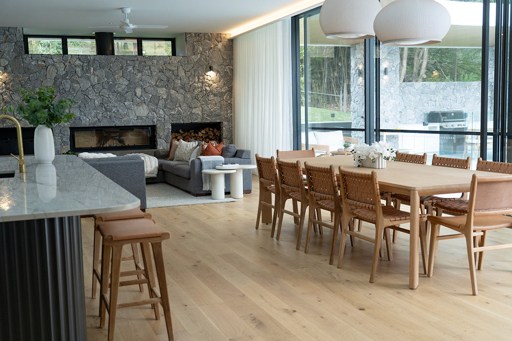 Asher Dining Table - 3m- American Oak