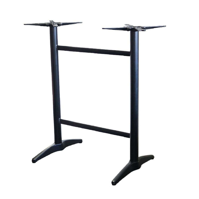 Durafurn Astoria Black BAR Twin Table Base - For 1200x800 tops