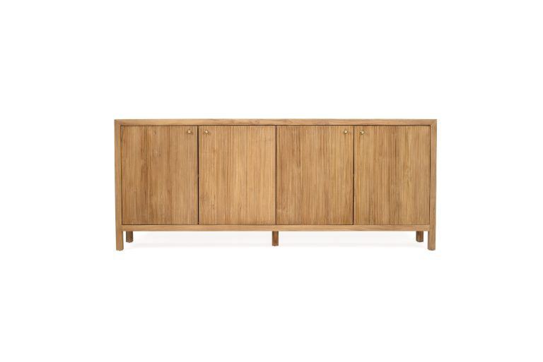 Amelia 4 Door Natural Sideboard