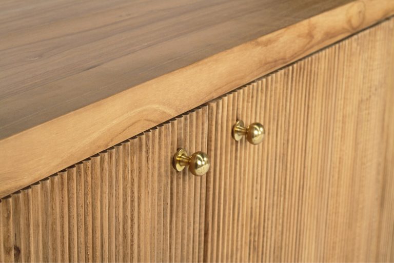 Amelia 4 Door Natural Sideboard