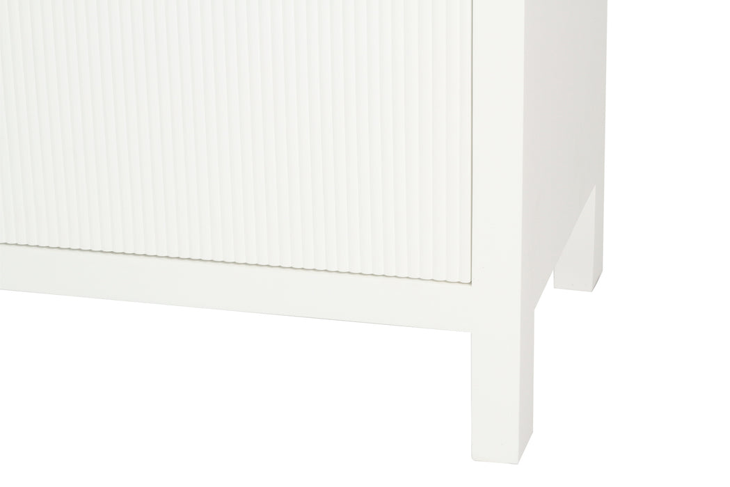 Amelia 4 Door White Sideboard