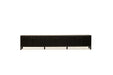 Audrey Entertainment Unit - 3m - Black - Black 300cm